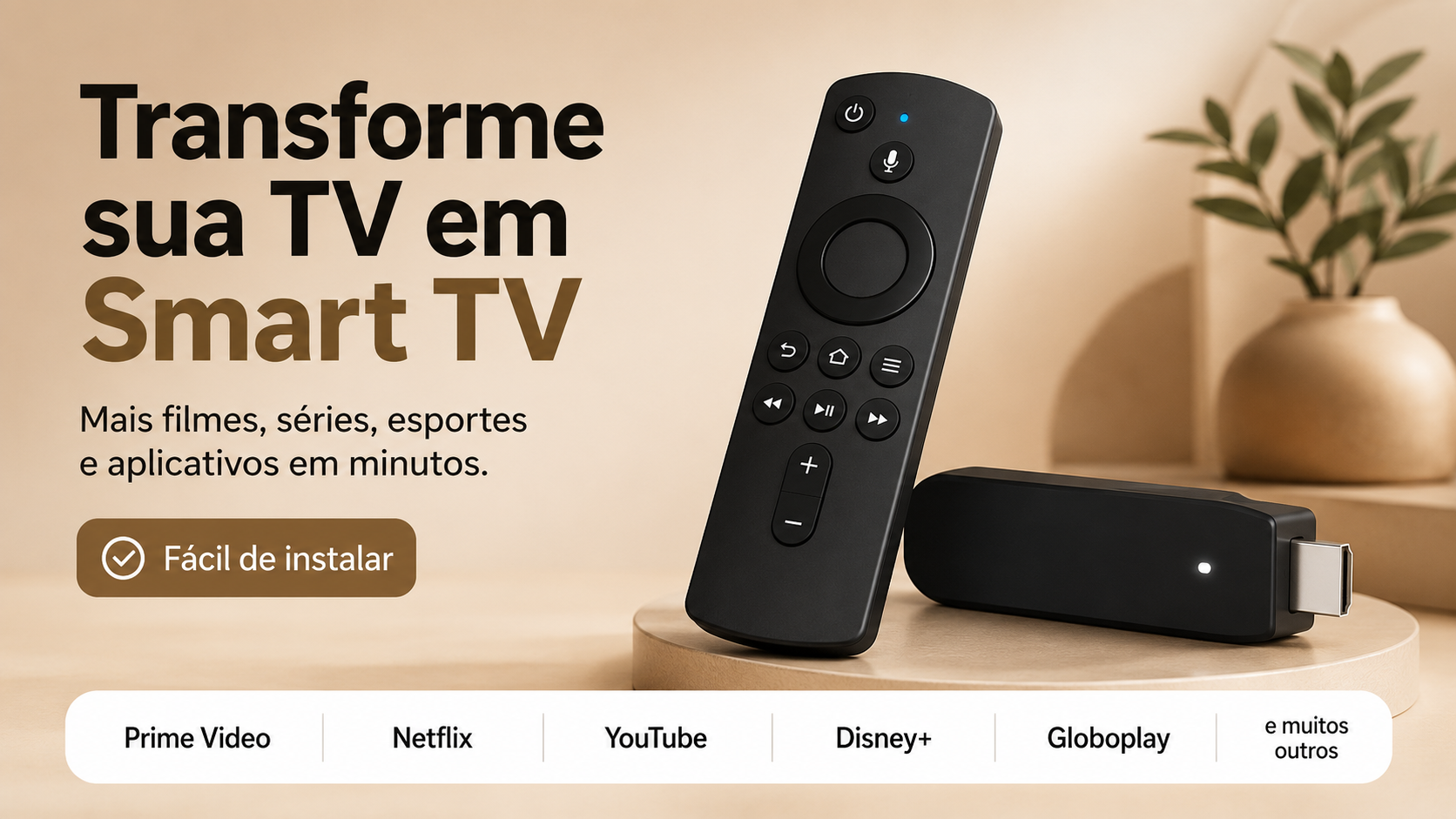 Amazon Fire TV Stick HD para assistir às semifinais da Copa 2026