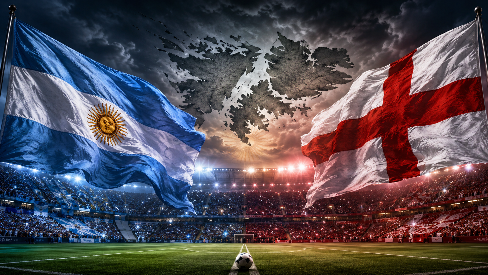 Argentina x Inglaterra: rivalidade histórica das Malvinas na semifinal da Copa 2026