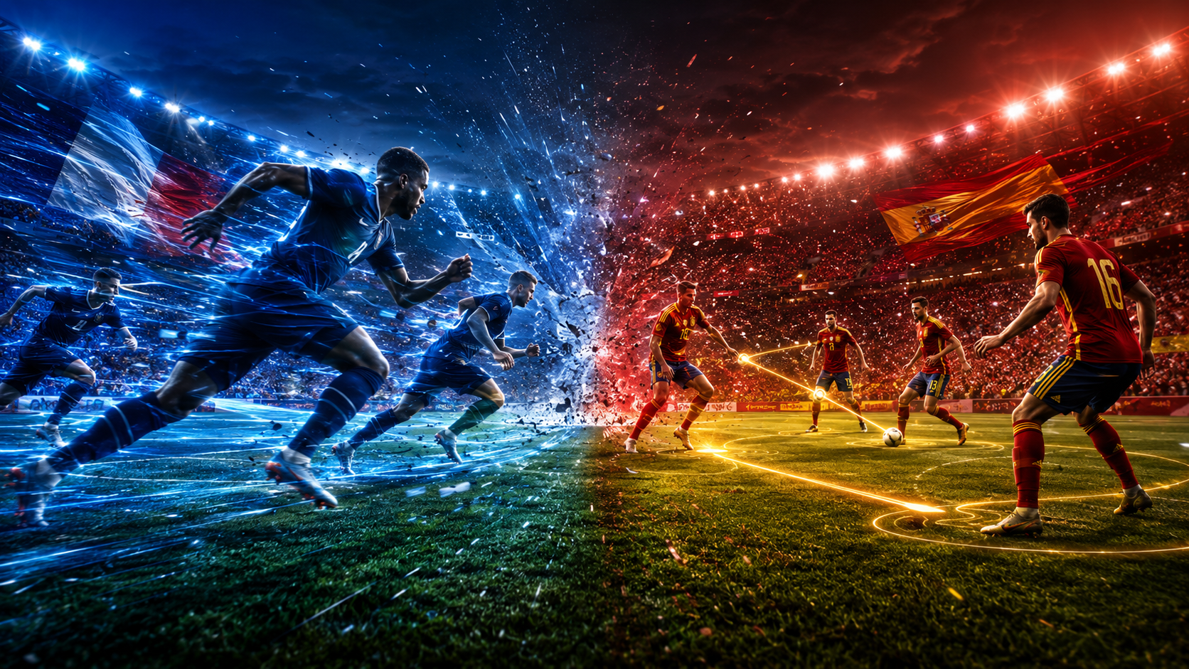 França x Espanha: velocidade contra posse de bola na semifinal da Copa 2026