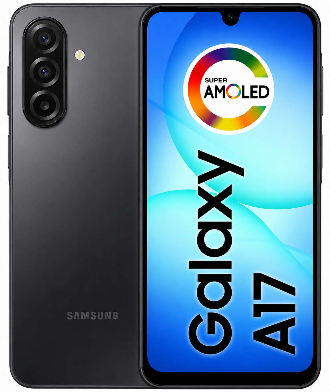 Celular Samsung Galaxy A17 128GB com tela 6.7 Super AMOLED