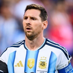 Lionel Messi com a camisa da Argentina na Copa do Mundo 2026