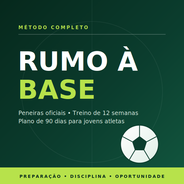 Capa do método Rumo à Base para preparação de jovens atletas