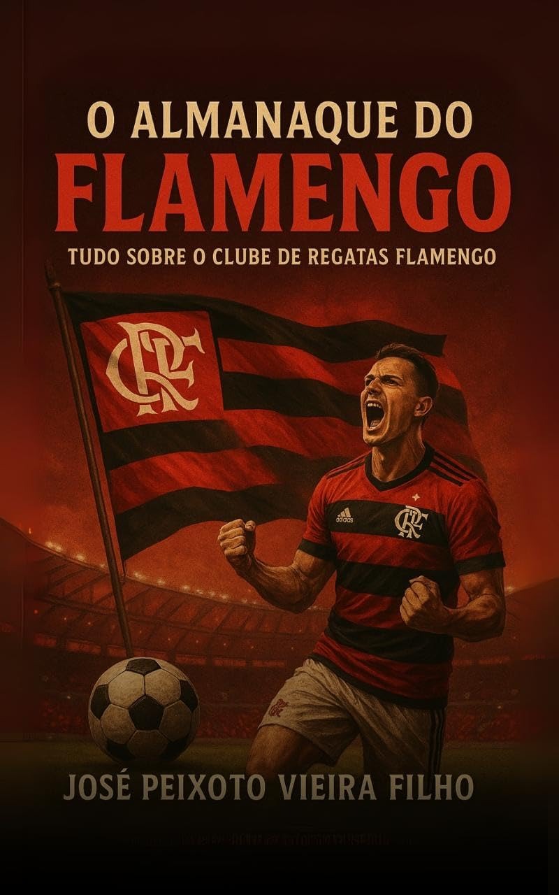 Capa do livro O Almanaque do Flamengo de José Peixoto Vieira Filho