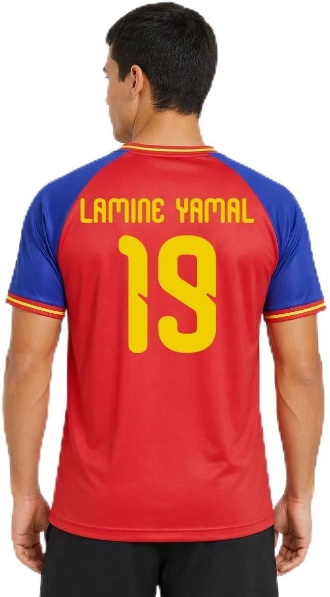 Camisa Espanha La Roja 19 Lamine Yamal